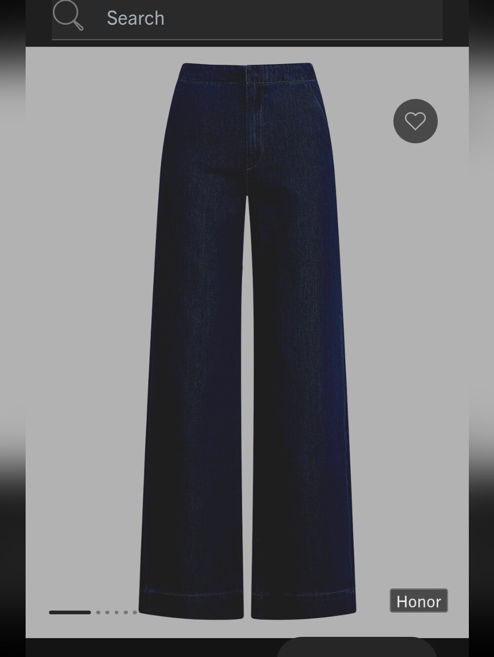 FRAME EUC COTTON BLEND STRETCH DENIM WIDE LEG HIGH WAIST TROUSERS SZ 27 - Picture 2 of 13